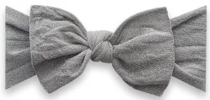 Baby Bling Shimmer Knot Headband - Silver