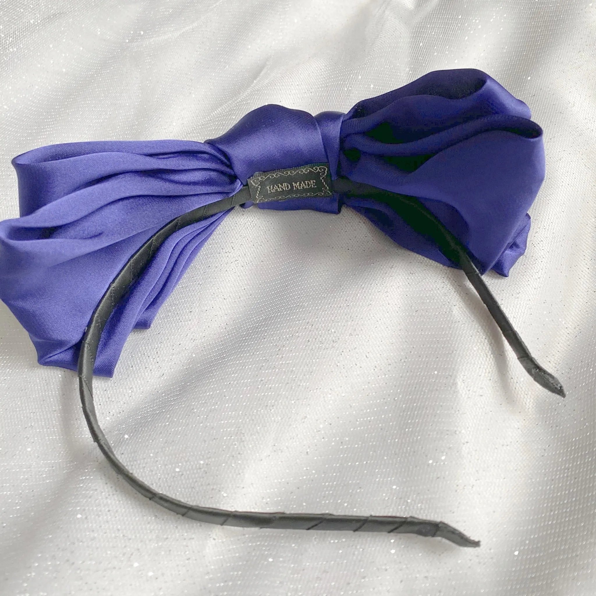 Blue Fascinator Bow Headband