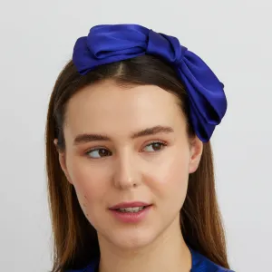 Blue Fascinator Bow Headband
