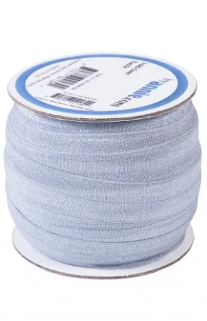 by Annie Fold-Over Elastic in Pewter