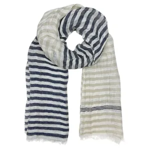 Cabana Linen Blend Wrap Scarf by SLATE   SALT