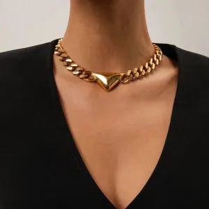 Charm Chain Necklace Jewelry Titanium Women Wedding Jewelry