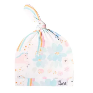 Copper Pearl Whimsy Top Knot Hat