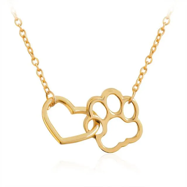 Dawg Paw Footprint Necklace