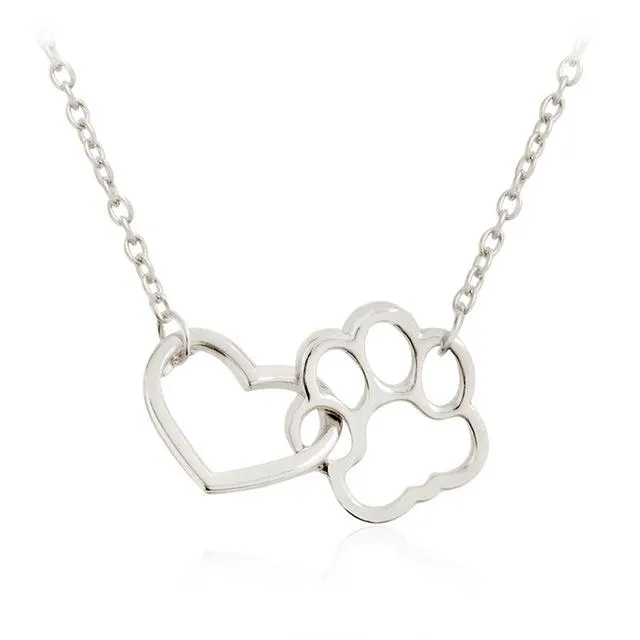 Dawg Paw Footprint Necklace