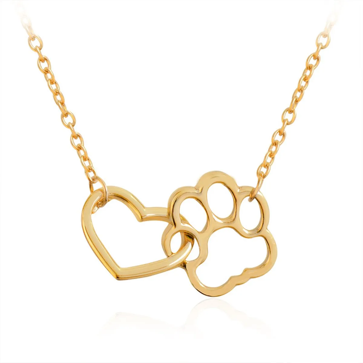 Dawg Paw Footprint Necklace
