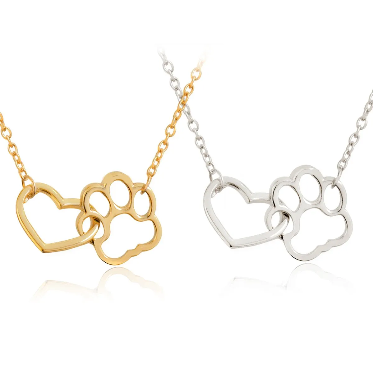 Dawg Paw Footprint Necklace