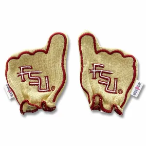 Day1Fans Infant Stacked FSU Logo Fanmitts - Gold
