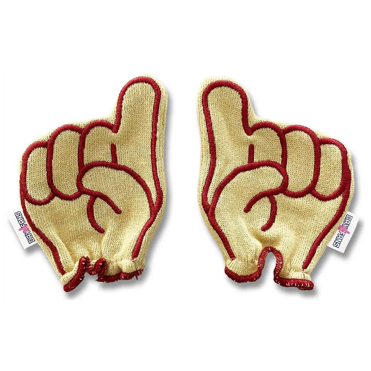 Day1Fans Infant Stacked FSU Logo Fanmitts - Gold
