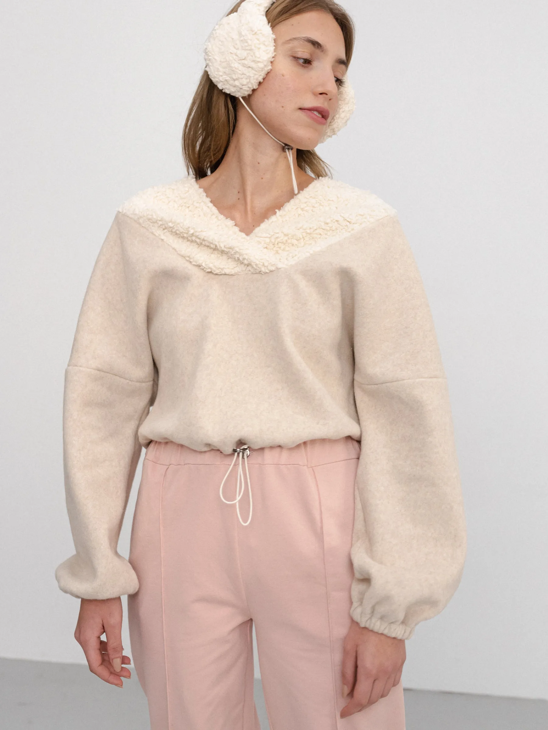 Earmuffs Creme White