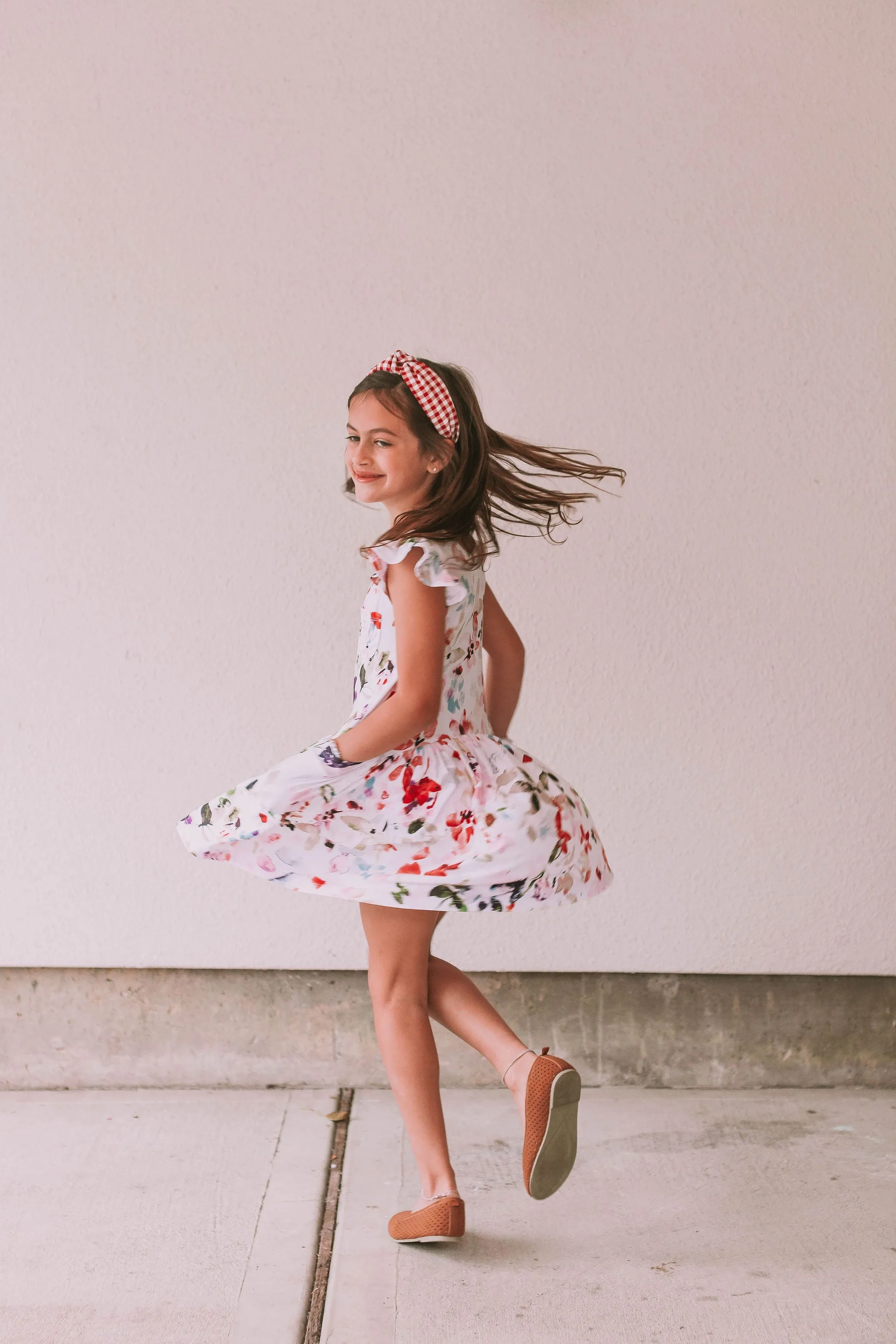 Gingham Topknot Headband