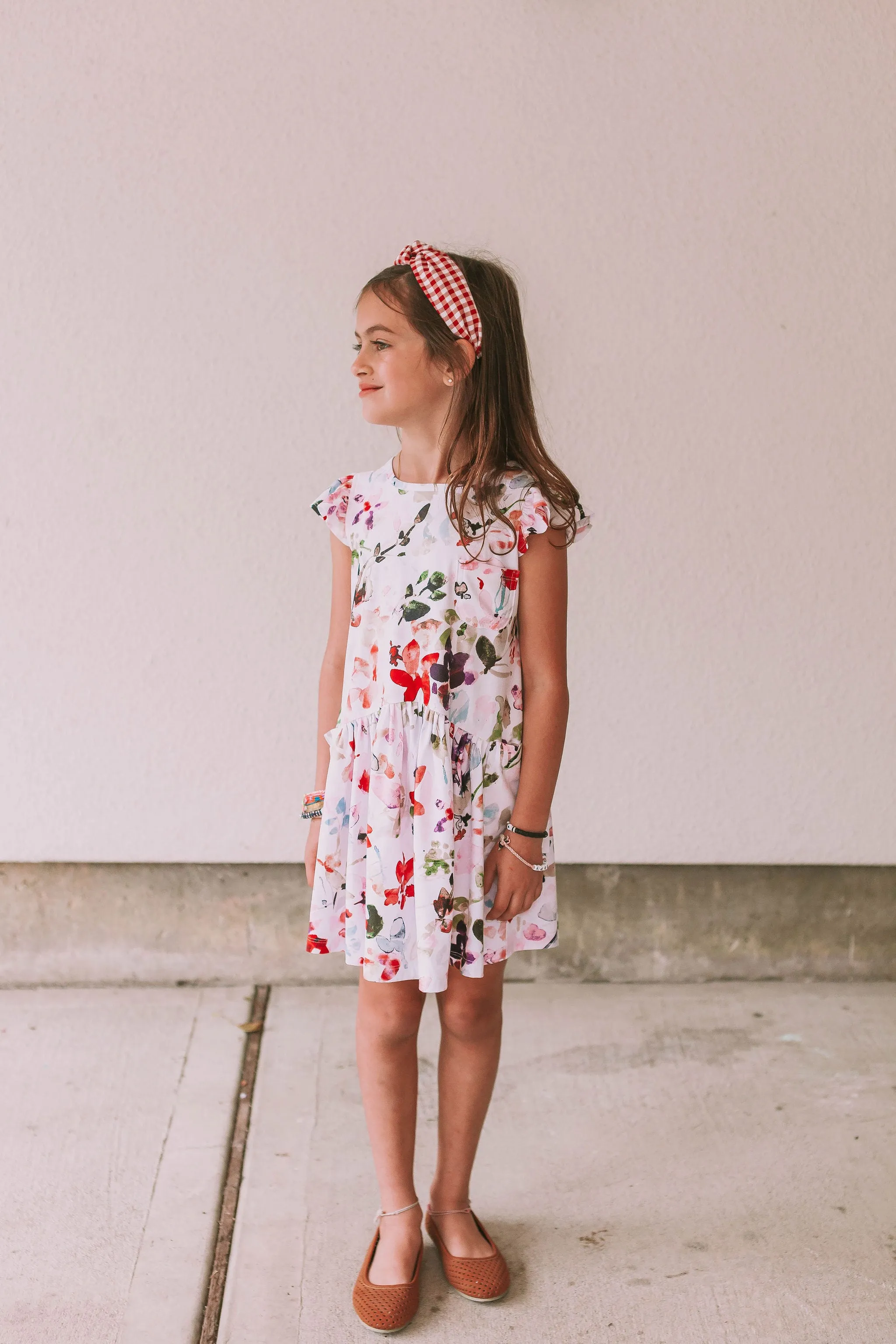Gingham Topknot Headband