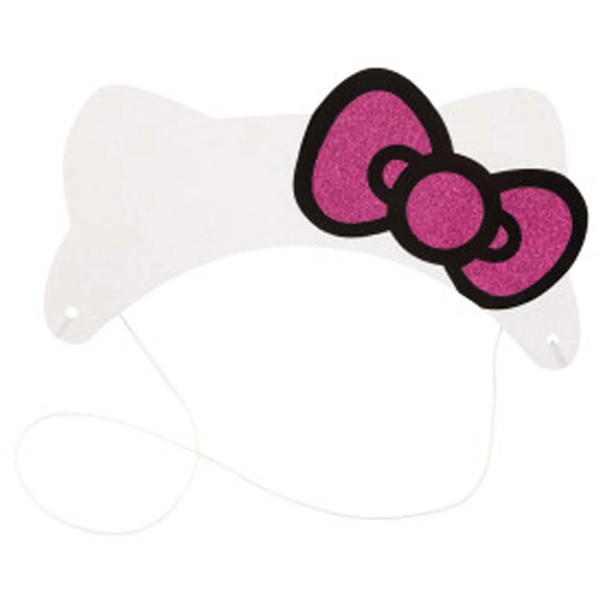 Hello Kitty and Friends Birthday Glitter Headbands, 4 Count