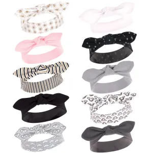 Hudson Baby Cotton and Synthetic Headbands, Sunshine