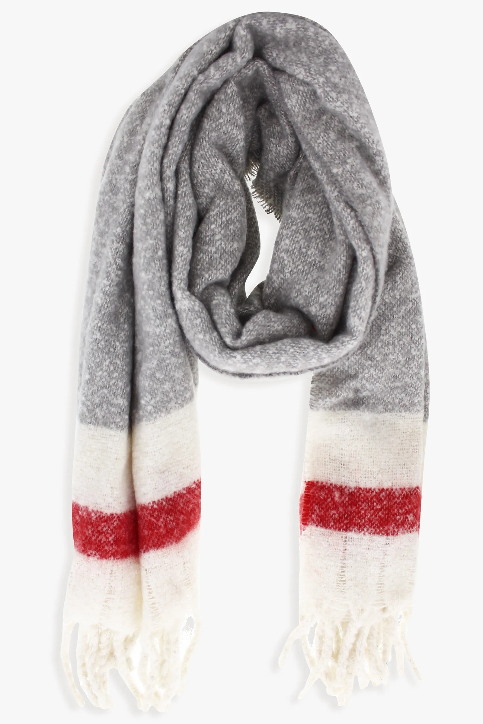 Ladies Oversized Brushed Scarf