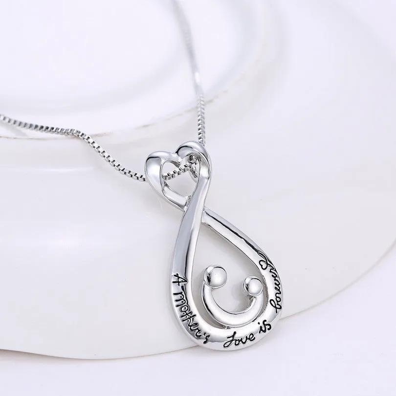 Love Heart choker women pendant necklace