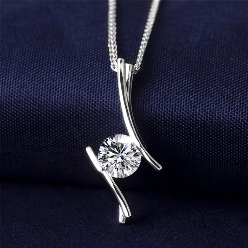Moissanite 18K Gold Necklace Classic Design Jewelry MS-206 Messi Jewelry