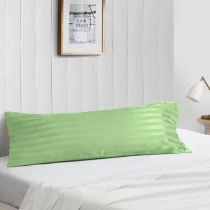 MOSS STRIPE BODY PILLOW COVERS