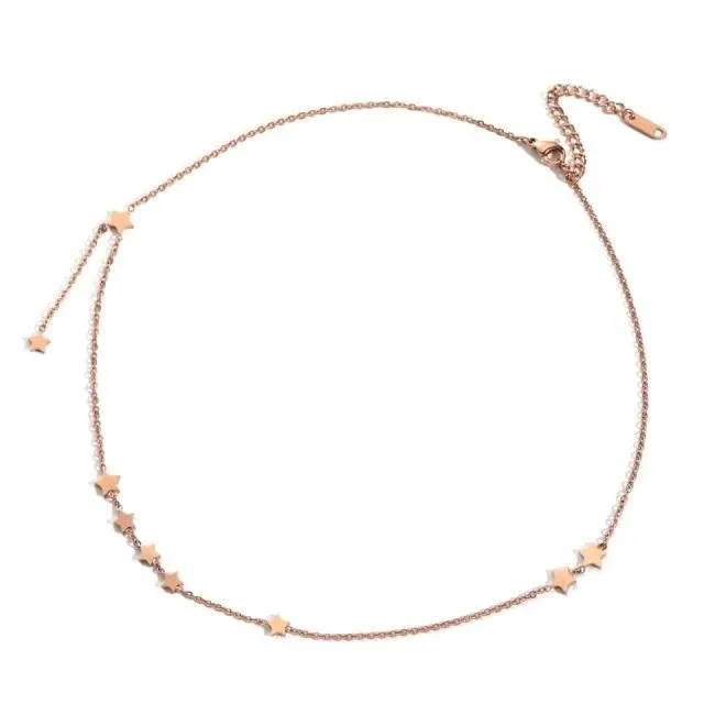 Necklaces Charm Jewelry Multilayer Geometric Patterns #19021B