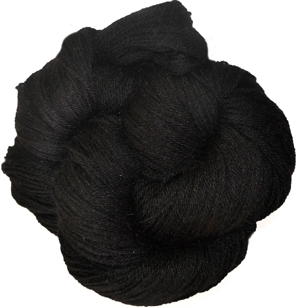 New Zealand Possum Yarn - Charcoal Hand Dyed