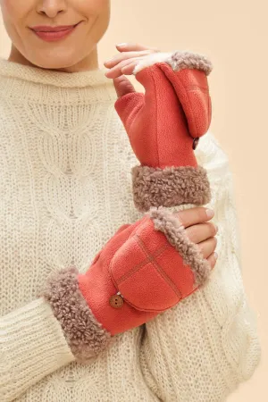 Powder Design Anna Mittens - Coral
