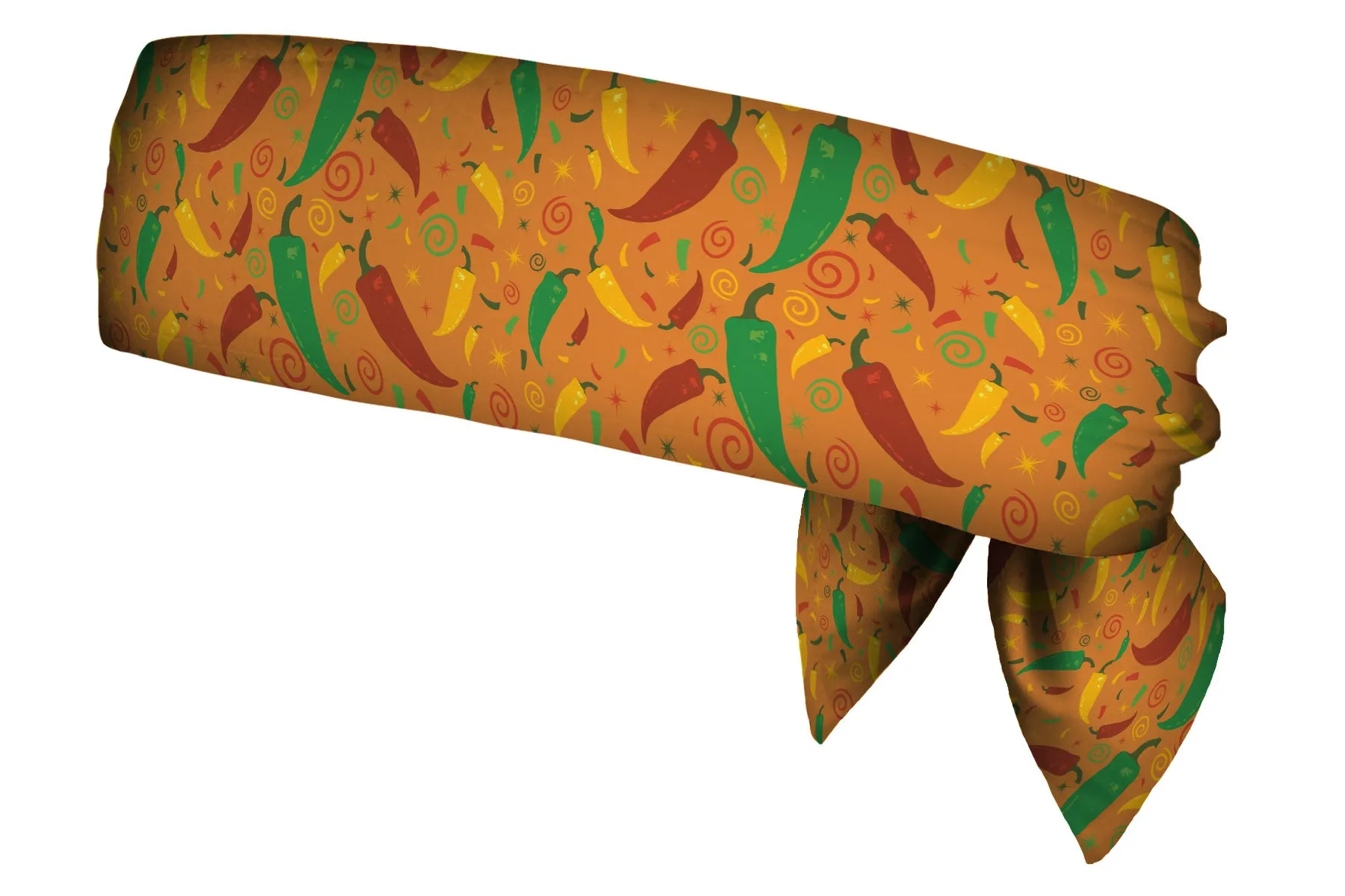 REVERSIBLE Taco Party/Chili Pepper Craze Head Tie (SKU 1362 HTB)