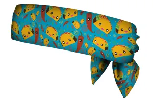 REVERSIBLE Taco Party/Chili Pepper Craze Head Tie (SKU 1362 HTB)