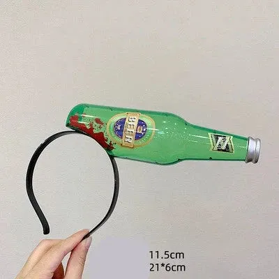Tricky Halloween Headbands with Simulated Weapons