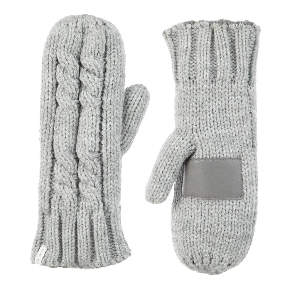 Women’s Chunky Cable Knit Mittens